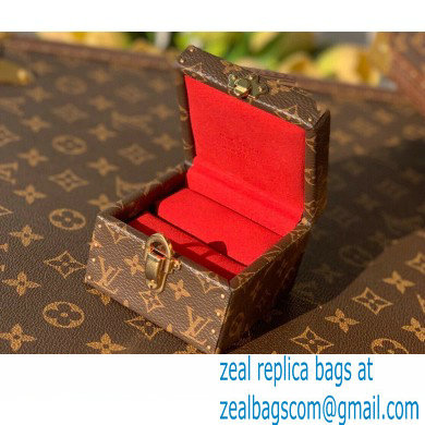 Louis Vuitton Monogram Canvas Ecrin Declaration Ring Bag M21010 Red 2021