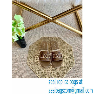 Louis Vuitton Monogram LV Dauphine Espadrilles Slipper Sandals Brown 2021 - Click Image to Close