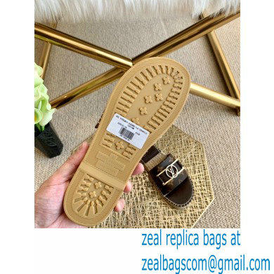 Louis Vuitton Monogram LV Dauphine Espadrilles Slipper Sandals Coffee 2021