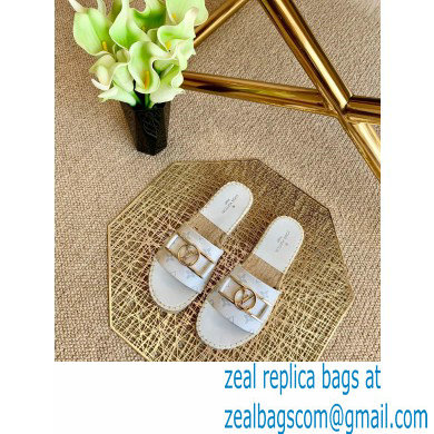 Louis Vuitton Monogram LV Dauphine Espadrilles Slipper Sandals White 2021