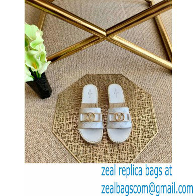 Louis Vuitton Monogram LV Dauphine Espadrilles Slipper Sandals White 2021