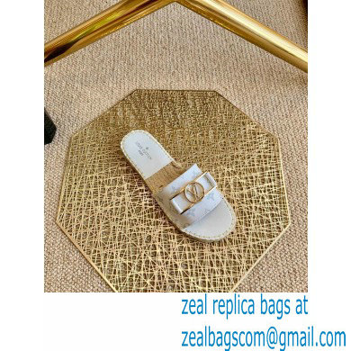 Louis Vuitton Monogram LV Dauphine Espadrilles Slipper Sandals White 2021