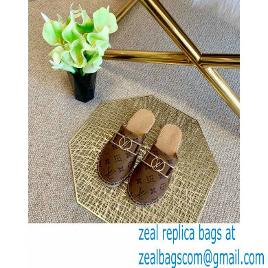 Louis Vuitton Monogram LV Dauphine Espadrilles Slippers Brown 2021