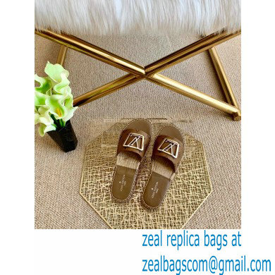 Louis Vuitton Monogram LV Square Espadrilles Slipper Sandals Brown 2021