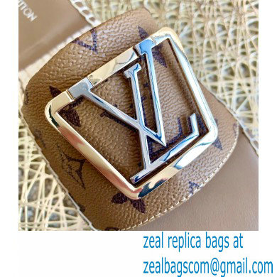 Louis Vuitton Monogram LV Square Espadrilles Slipper Sandals Brown 2021