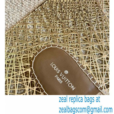 Louis Vuitton Monogram LV Square Espadrilles Slipper Sandals Brown 2021