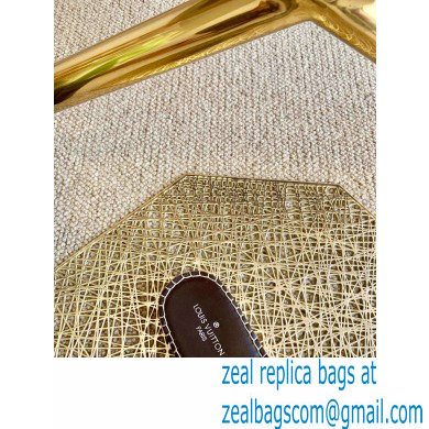 Louis Vuitton Monogram LV Square Espadrilles Slipper Sandals Coffee 2021 - Click Image to Close