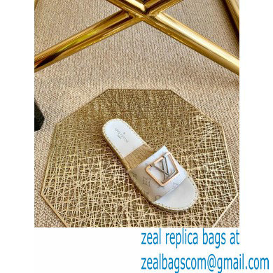 Louis Vuitton Monogram LV Square Espadrilles Slipper Sandals White 2021