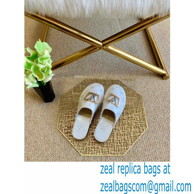 Louis Vuitton Monogram LV Square Espadrilles Slippers White 2021