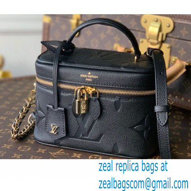 Louis Vuitton Monogram Nice Vanity PM Bag M45598 Black 2021 - Click Image to Close