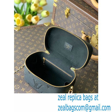 Louis Vuitton Monogram Nice Vanity PM Bag M45598 Black 2021