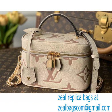 Louis Vuitton Monogram Nice Vanity PM Bag M45599 Cream/Bois de Rose Pink 2021 - Click Image to Close