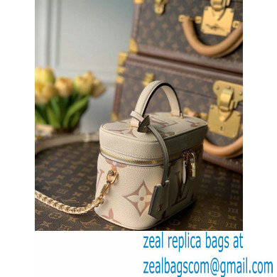 Louis Vuitton Monogram Nice Vanity PM Bag M45599 Cream/Bois de Rose Pink 2021 - Click Image to Close