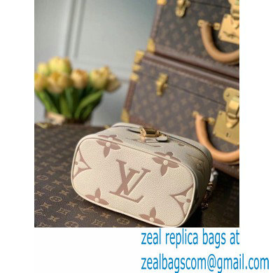 Louis Vuitton Monogram Nice Vanity PM Bag M45599 Cream/Bois de Rose Pink 2021 - Click Image to Close