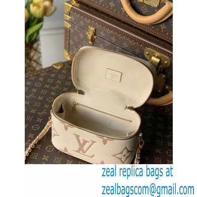 Louis Vuitton Monogram Nice Vanity PM Bag M45599 Cream/Bois de Rose Pink 2021