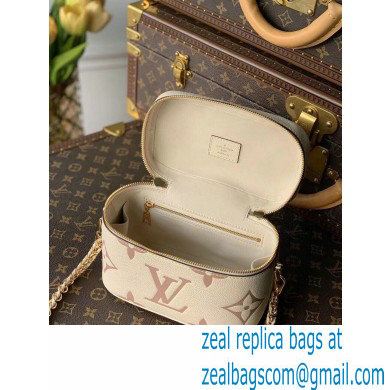 Louis Vuitton Monogram Nice Vanity PM Bag M45599 Cream/Bois de Rose Pink 2021 - Click Image to Close