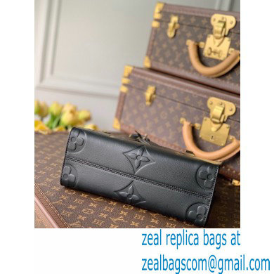 Louis Vuitton Onthego PM Bag Monogram Empreinte Leather Black 2021