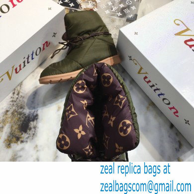 Louis Vuitton Pillow Comfort Ankle Boot 1A8T3O khaki 2020