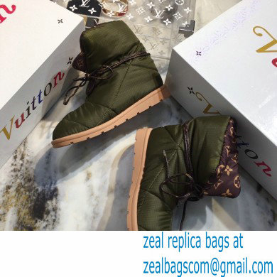 Louis Vuitton Pillow Comfort Ankle Boot 1A8T3O khaki 2020