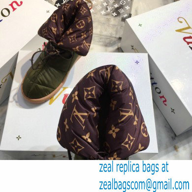 Louis Vuitton Pillow Comfort Ankle Boot 1A8T3O khaki 2020