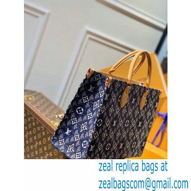 Louis Vuitton Since 1854 OnTheGo MM Tote Bag M57396 Blue 2021 - Click Image to Close