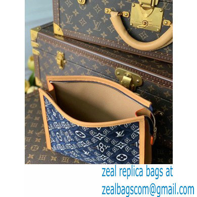 Louis Vuitton Since 1854 Poche Toilette 26 Bag M80306 Blue 2021