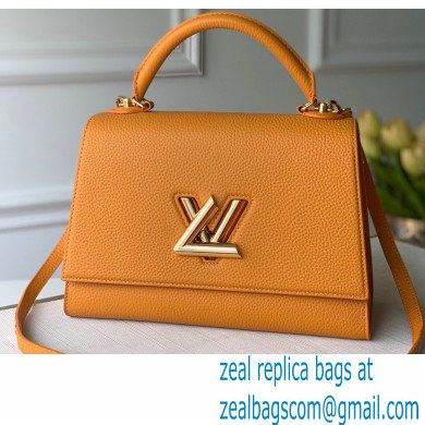 Louis Vuitton Twist One Handle MM Bag Saffron Yellow 2021