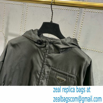 PRADA Re-Nylon Gabardine blouson jacket BLACK 2020 - Click Image to Close