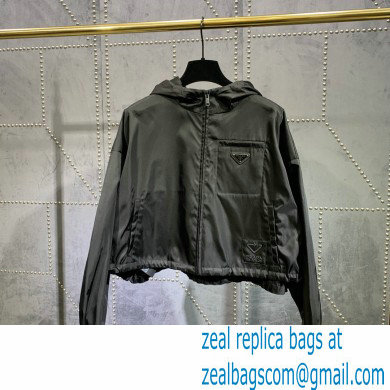 PRADA Re-Nylon Gabardine blouson jacket BLACK 2020