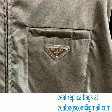 PRADA Re-Nylon Gabardine blouson jacket BLACK 2020 - Click Image to Close
