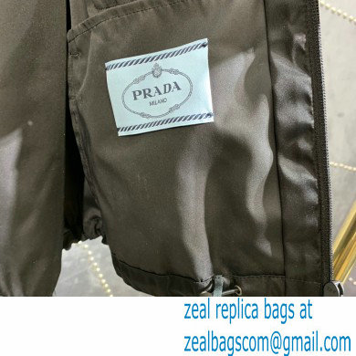 PRADA Re-Nylon Gabardine blouson jacket BLACK 2020