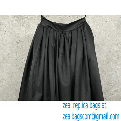 PRADA Re-Nylon Gabardine wide skirt BLACK 2020