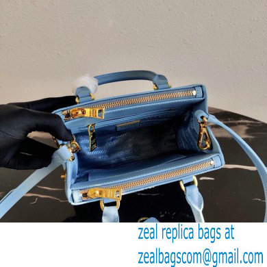 Prada Galleria Saffiano Leather Micro-bag 1BA906 Blue 2021