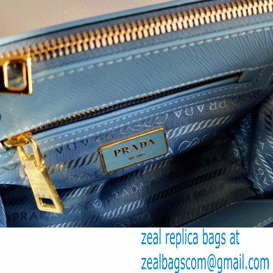 Prada Galleria Saffiano Leather Micro-bag 1BA906 Blue 2021