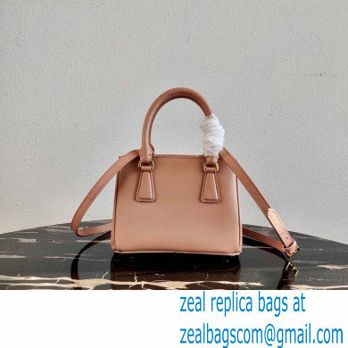 Prada Galleria Saffiano Leather Micro-bag 1BA906 Nude Pink 2021