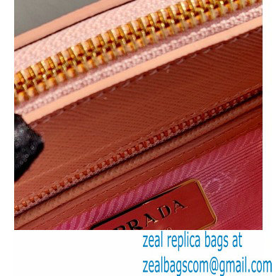 Prada Galleria Saffiano Leather Micro-bag 1BA906 Nude Pink 2021