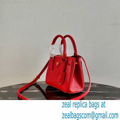 Prada Galleria Saffiano Leather Micro-bag 1BA906 Red 2021