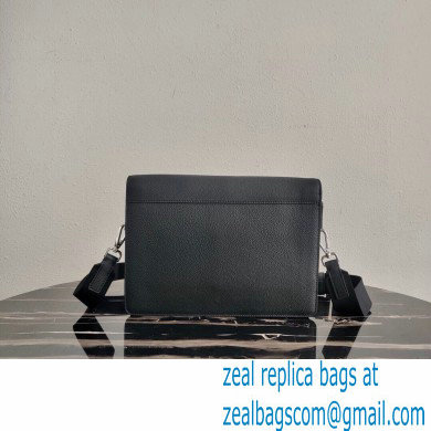 Prada Leather Bandoleer Cross-Body Bag 2VD012 Black 2021