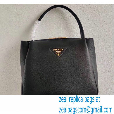 Prada Medium Leather HandBag 1BC142 Black 2021