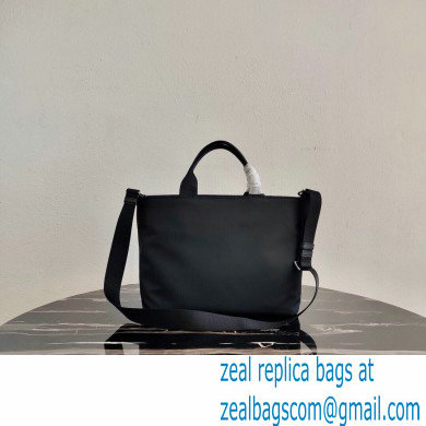 Prada Nylon Tote Bag 1BG354 Black 2021 - Click Image to Close