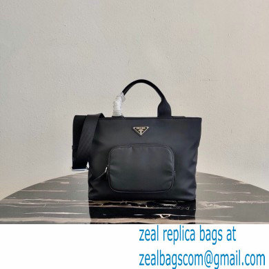 Prada Nylon Tote Bag 1BG354 Black 2021