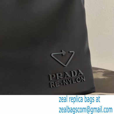 Prada Re-Nylon Medium Tote Bag 1BG107 Black 2021
