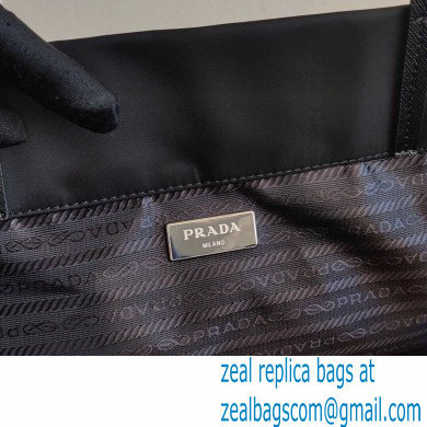 Prada Re-Nylon Medium Tote Bag 1BG107 Black 2021