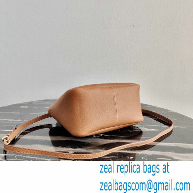 Prada Small Leather HandBag 1BC145 Brown 2021