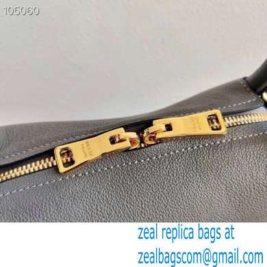 Prada Small Leather HandBag 1BC145 Gray 2021