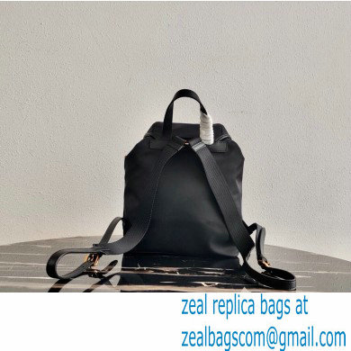 Prada Small Nylon Backpack Bag 1BZ677 Black/Gold 2021 - Click Image to Close