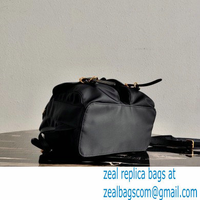 Prada Small Nylon Backpack Bag 1BZ677 Black/Gold 2021