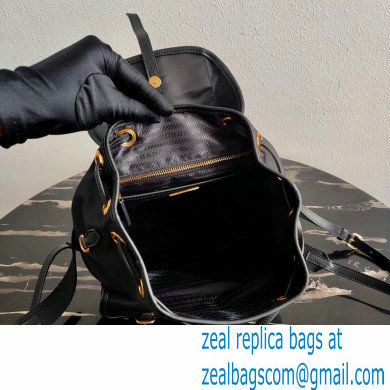 Prada Small Nylon Backpack Bag 1BZ677 Black/Gold 2021