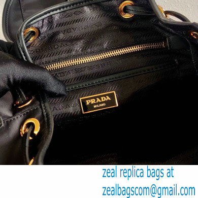 Prada Small Nylon Backpack Bag 1BZ677 Black/Gold 2021