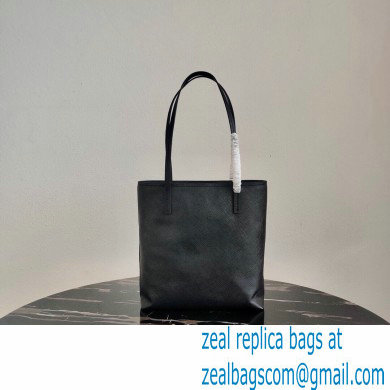 Prada Small Saffiano Leather Tote Bag 1BG342 Black 2021 - Click Image to Close